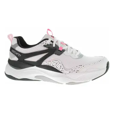 Skechers Mira - Big Praise white black pink