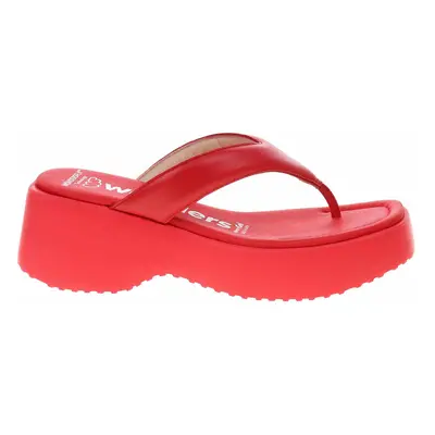 Dámské pantofle Wonders D-9705 rojo