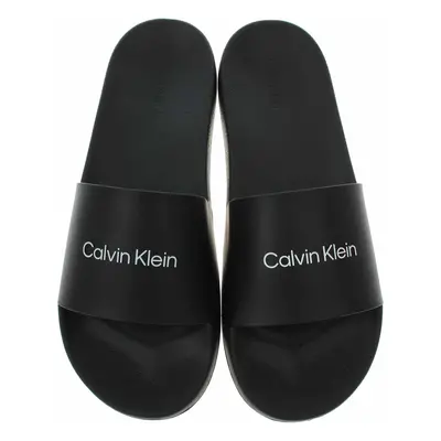 Pánské plážové pantofle Calvin Klein HM0HM00455 Ck Black