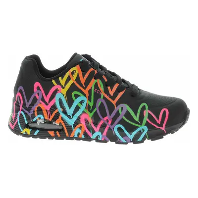 Skechers Uno - Highlight Love black - multi