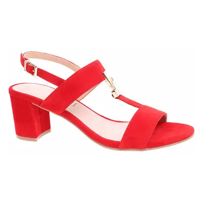 Dámské sandály Caprice 9-28303-22 red suede 37,5