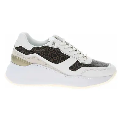 Dámská obuv Calvin Klein HW0HW01272 0K4 White-Brown Mono