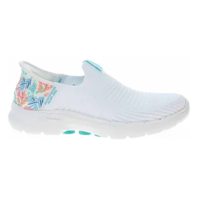 Skechers Go Walk - Tropical Bay white-turquoise