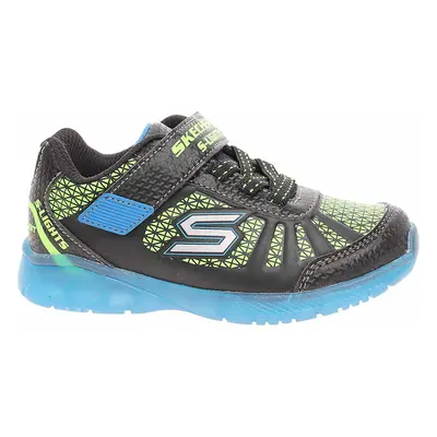 Skechers Lights-Illumi-Brights - Tuff Track blk-blue-lime