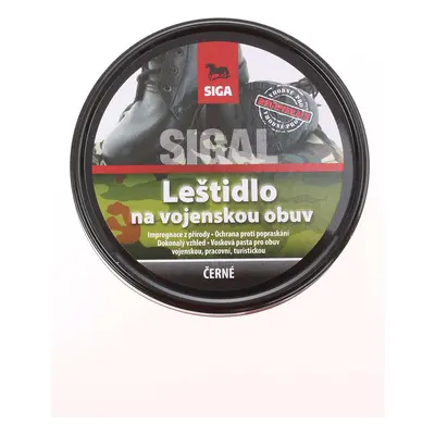 Sigal vojenské leštidlo černé 250g