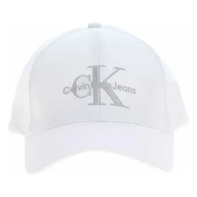 Calvin Klein dámská kšiltovka K60K610280 White-Silver Logo