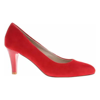 Dámské lodičky Caprice 9-22405-42 red suede