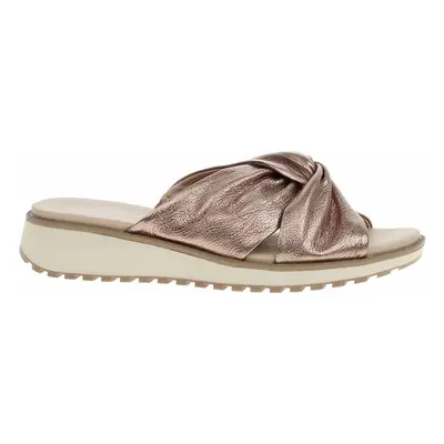 Dámské pantofle Caprice 9-27202-42 taupe metallic