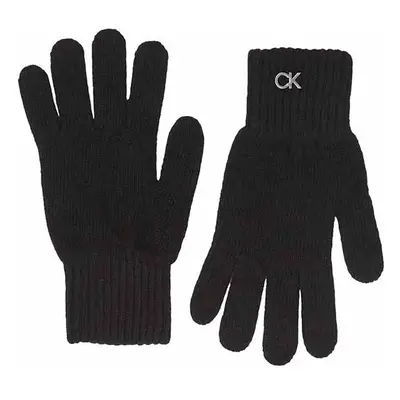 Calvin Klein dámské rukavice K60K611164 BAX Ck Black