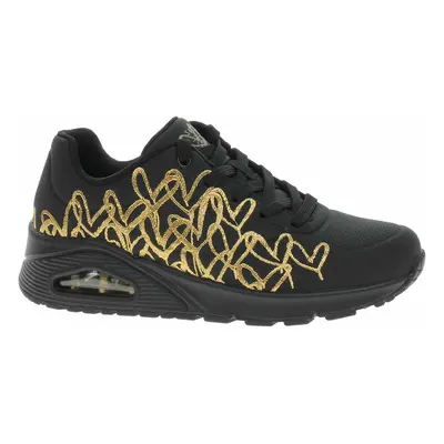 Skechers JGoldcrown: Uno - Golden Heart black -gold