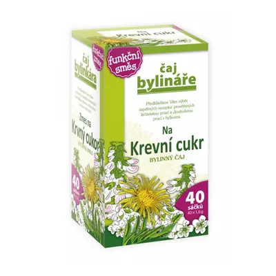 Čaj na krevní cukr Bylinář 40x1,6g