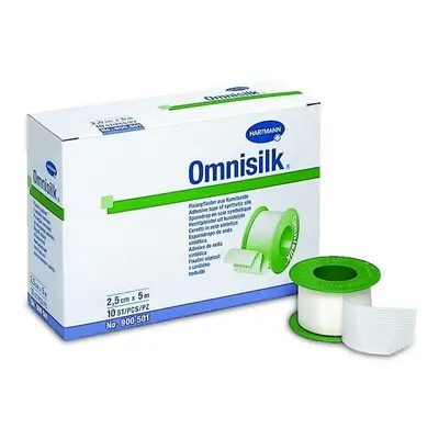 Omnisilk náplast bílé hedvábí 2,5CM X 9M 1KS