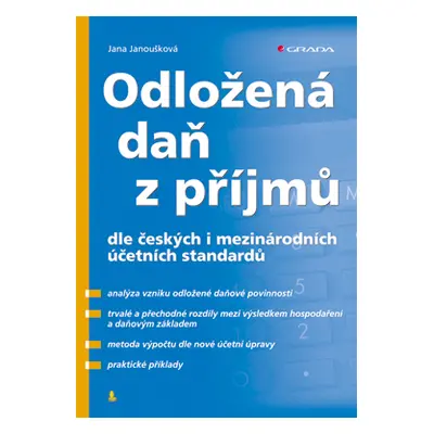 E-kniha: Odložená daň z příjmů od Janoušková Jana