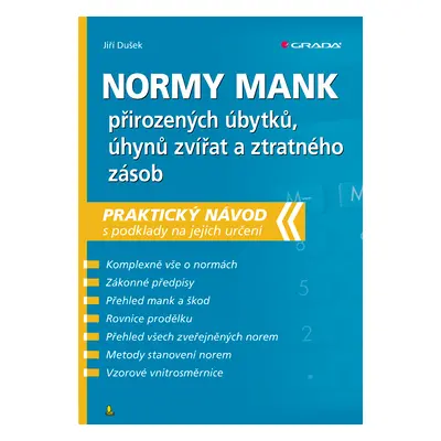 E-kniha: Normy mank přirozených úbytků, úhynů zvířat a ztratného zásob od Dušek Jiří