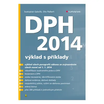 E-kniha: DPH 2014 od Galočík Svatopluk