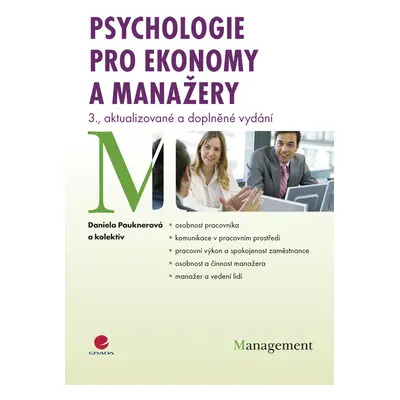 E-kniha: Psychologie pro ekonomy a manažery od Pauknerová Daniela