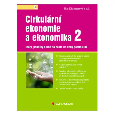 Kniha: Cirkulární ekonomie a ekonomika 2 od Kislingerová Eva