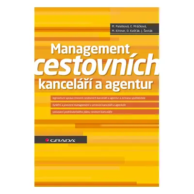 E-kniha: Management cestovních kanceláří a agentur od Palatková Monika