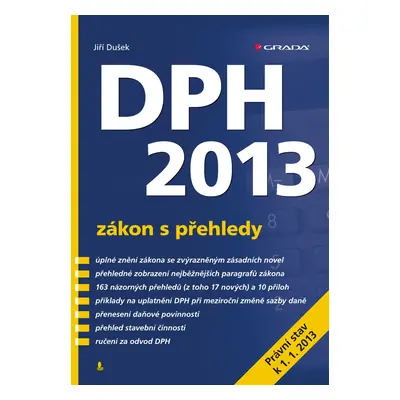 E-kniha: DPH 2013 - zákon s přehledy od Dušek Jiří