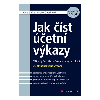 Kniha: Jak číst účetní výkazy od Šteker Karel