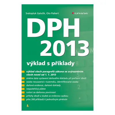 E-kniha: DPH 2013 od Galočík Svatopluk