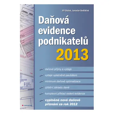 E-kniha: Daňová evidence podnikatelů 2013 od Dušek Jiří