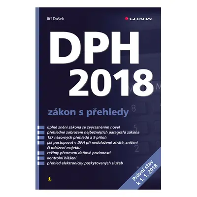 E-kniha: DPH 2018 - zákon s přehledy od Dušek Jiří