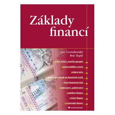 E-kniha: Základy financí od Černohorský Jan