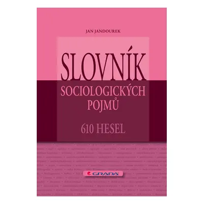 E-kniha: Slovník sociologických pojmů od Jandourek Jan