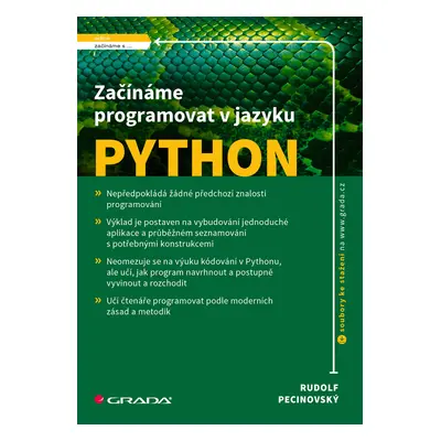 E-kniha: Začínáme programovat v jazyku Python od Pecinovský Rudolf