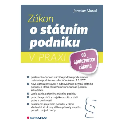 E-kniha: Zákon o státním podniku v praxi od Muroň Jaroslav