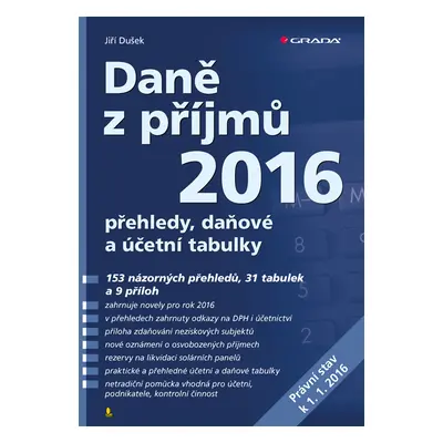 E-kniha: Daně z příjmů 2016 od Dušek Jiří