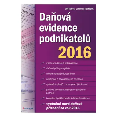 E-kniha: Daňová evidence podnikatelů 2016 od Dušek Jiří