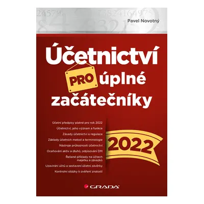 E-kniha: Účetnictví pro úplné začátečníky 2022 od Novotný Pavel