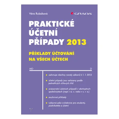 E-kniha: Praktické účetní případy 2013 od Rubáková Věra