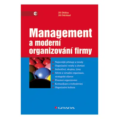 E-kniha: Management a moderní organizování firmy od Dědina Jiří