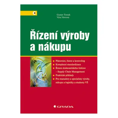 E-kniha: Řízení výroby a nákupu od Tomek Gustav