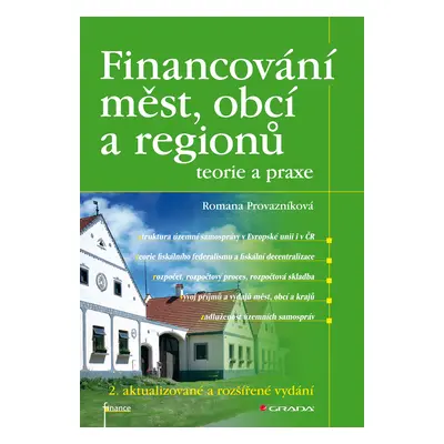 E-kniha: Financování měst, obcí a regionů - teorie a praxe od Provazníková Romana