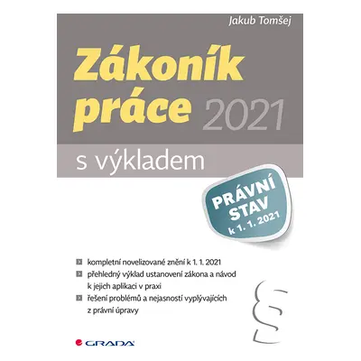 E-kniha: Zákoník práce 2021 - s výkladem od Tomšej Jakub