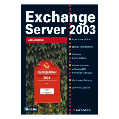 E-kniha: Exchange Server 2003 od Henč Marian