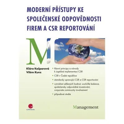 E-kniha: Moderní přístupy ke společenské odpovědnosti firem a CSR reportování od Kašparová Klára