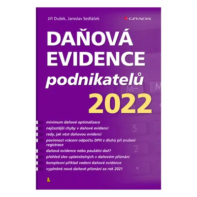 E-kniha: Daňová evidence podnikatelů 2022 od Dušek Jiří