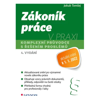 E-kniha: Zákoník práce v praxi - 4. vydání od Tomšej Jakub