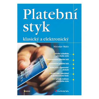 E-kniha: Platební styk od Máče Miroslav