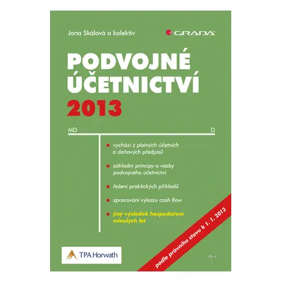 E-kniha: Podvojné účetnictví 2013 od Skálová Jana