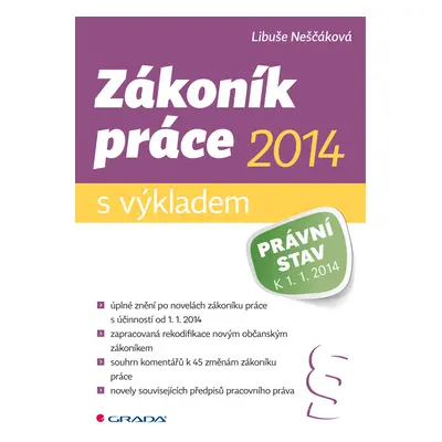 E-kniha: Zákoník práce 2014 - s výkladem od Neščáková Libuše