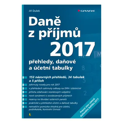 E-kniha: Daně z příjmů 2017 od Dušek Jiří