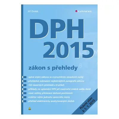 E-kniha: DPH 2015 - zákon s přehledy od Dušek Jiří