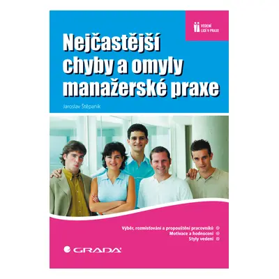 E-kniha: Nejčastější chyby a omyly manažerské praxe od Štěpaník Jaroslav