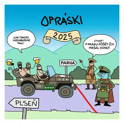 Kniha: Opráski 2025 - kalendář od jaz